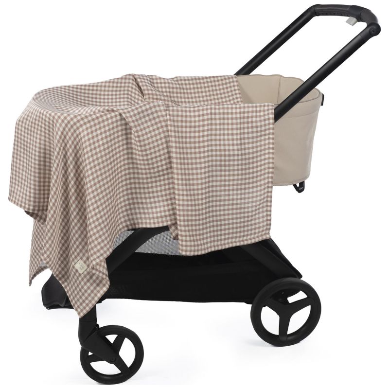 Lange Praliné Vichy Moka (120x120 cm) Walking Mum Produit 5